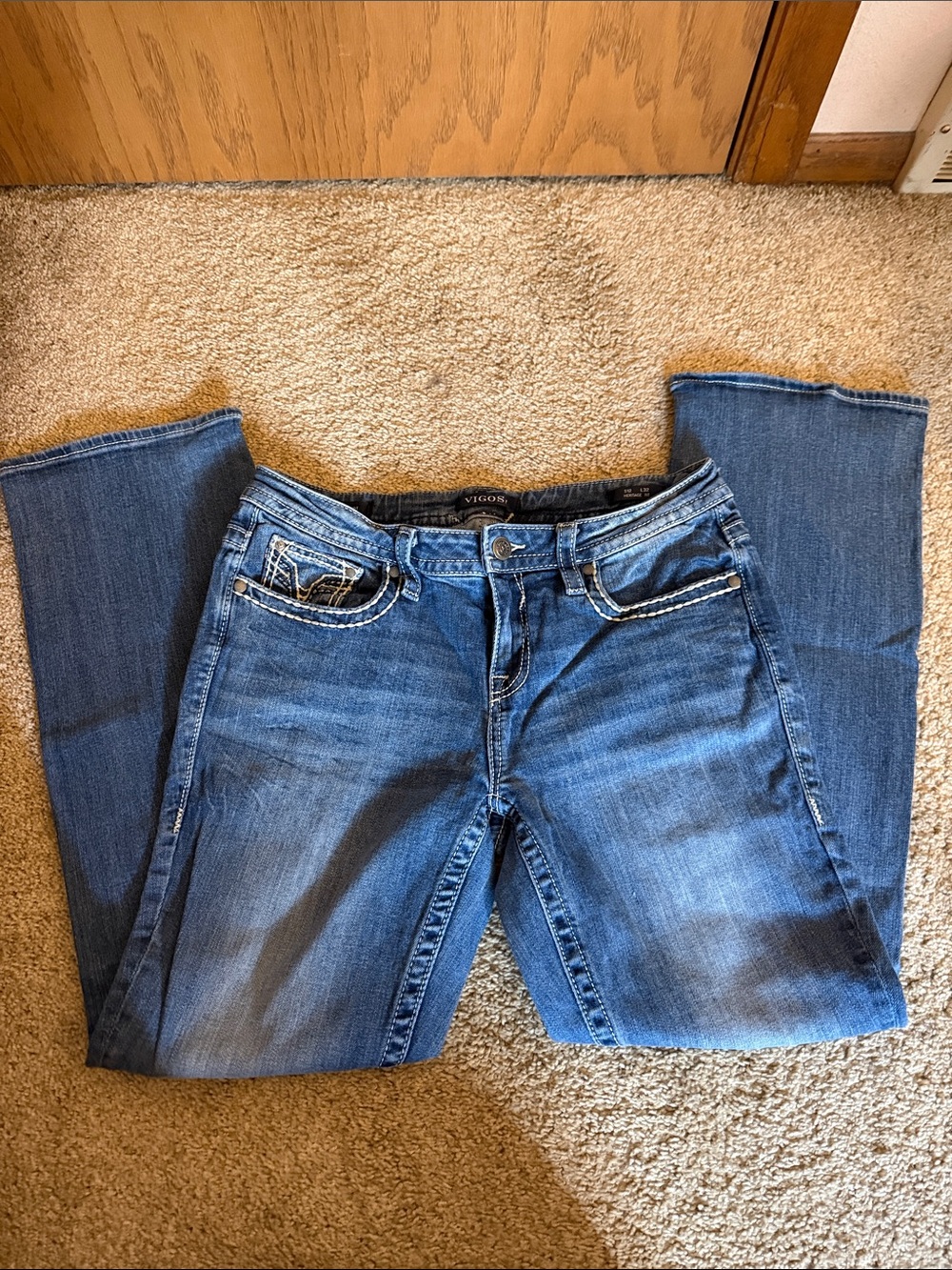 Vigoss Women's Medium Blue Bootcut Jeans
